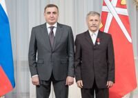 Награда из рук Губернатор Тульской области
